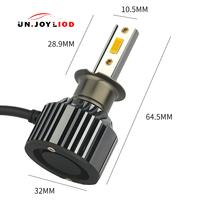 Ampoules de phares LED H3 6000K, lumière blanche super brillante, phares de voiture haute puissance, remplacement pour usage automobile