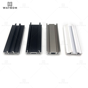 Fábrica de aluminio perfil de <span class=keywords><strong>alumnio</strong></span> upvc perfil estrecho Perfil de puerta de aluminio 4516 4010 ruedas de rodillos de puerta corredera - Product Image 2