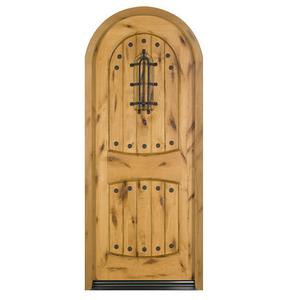 Porte Francesi in Legno Massello Impermeabili Stile Fattoria, Popolari in Nord America, con Porta d'Ingresso Decorativa - Product Image 2