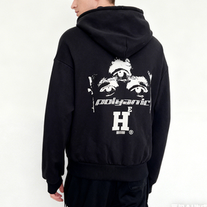 Sweat-shirts à capuche surdimensionnés personnalisés pour hommes, en coton épais 100%, vierges, à enfiler, avec poche, pour impression, unisexe, streetwear, fabricants - Product Image 4