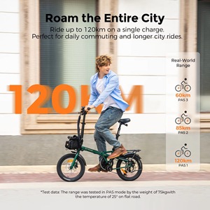 NUEVA Bicicleta Eléctrica de Paseo Engwe Zip, 25 km/h, Batería de Litio de 36 V y 10 Ah, Frenos de Disco Hidráulicos de 7 Velocidades, Cuadro de Aluminio, Ruedas de 16 Pulgadas - Product Image 3