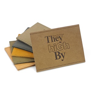 Custom Real Leather Label Embossed Personalized Genuine Leather Tag Custom Logo Patch for Bags Handbag Clothing - Product Image 4