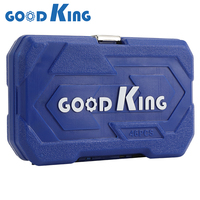 GOODKING Jeu de 46 douilles universelles à cliquet pour mécanicien manuel Boîte à outils 14601