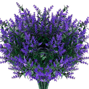 Ramo de Lavanda Artificial de 5/7 Ramas, Flores Falsas de Plástico, Simulación de Ramo, Decoración para Interiores, Hogar, Mesa, Adornos - Product Image 2