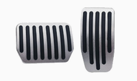 Kit de modification de pédale antidérapante pour le modèle 3/Y actualisé de Tesla, y compris les pédales de frein et d'accélérateur, en alliage d'aluminium