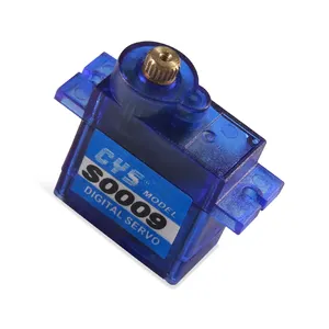 Mini servo digital com engrenagem de metal, alta velocidade de funcionamento, 1.8kg, motor do núcleo do ferro de torque, 12g, para avião de brinquedo, modelo