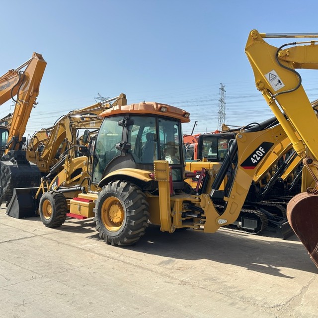 Fast Delivery Used CAT 420F Backhoe Loader 80%New With Cheap Price
