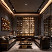 Solution complète pour bars et discothèques : sièges en cuir pour cabines, tables de cocktail, design d'intérieur, mobilier sur mesure, comptoir de bar, armoire à vin
