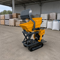 Mini-dumper sur chenilles YH-500S, capacité 500 kg, chenilles en caoutchouc, pour le transport de matériaux de construction et les travaux agricoles