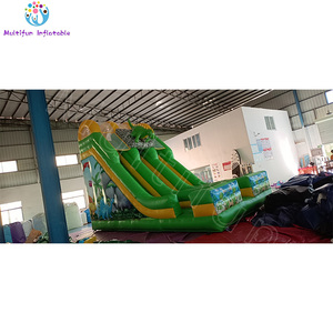 Glissade gonflable à thème dinosaure personnalisable, épaisseur 0,55 mm en PVC, installation facile pour adultes, <span class=keywords><strong>jeu</strong></span> humide et sec, utilisation intérieure/extérieure à domicile - Product Image 4