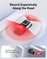 E-Too Meilleur Prix GPS WDR/HDR 4K Dashcams Avant Et Arrière Super Night Vision Car Black Box DVR 2 Channel Camera Dual Lens Dashcams