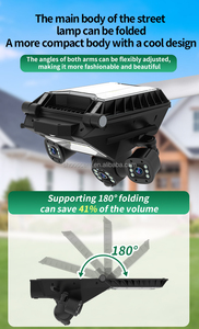 OEM 3 ống kính năng lượng mặt trời Powered Đèn pha máy ảnh CCTV Hệ thống an ninh không dây wifi mạng Máy ảnh PTZ năng lượng mặt trời ánh sáng đường phố máy ảnh 4 gam Sim - Product Image 6