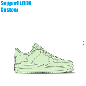 High-quality Casual Brand Running Shoes Knit Upper Reinforced <b>Stitching</b> Breathable and Lightweight Fashion Trend - Product Image 1