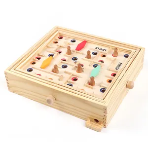ICTI工厂认证木制玩具儿童教育迷宫游戏