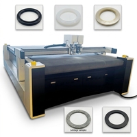 Máquina de Corte Digital de Alta Precisión para Juntas de Goma Industriales, PTFE, Mica, Grafito, Cortadora CNC de Juntas con Alimentación Automática