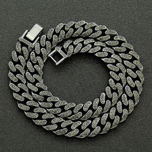 Collar de cadena cubana de aleación para hombre, estilo motociclista, de hip-hop, para danza urbana, multicolor, joyería de moda - Product Image 2