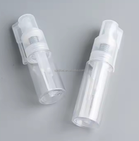 Flacon pulvérisateur vide en plastique pour poudre sèche cosmétique avec pompe, emballage pour poudre libre, rechargeable, transparent, pour poudre pour bébé