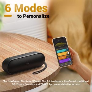 ลำโพงบลูทูธพกพา <span class=keywords><strong>Tribit</strong></span> <span class=keywords><strong>XSound</strong></span> Plus 2 ลำโพงไร้สาย 30W XBass IPX7 กันน้ำ เล่นได้ 24 ชั่วโมง ไมโครโฟนในตัว - Product Image 6
