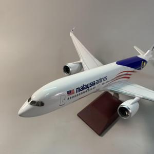 Escala de tamaño de 47cm para avión, regalo de negocios, colección artesanal, ABS, modelo de avión <span class=keywords><strong>Airbus</strong></span> <span class=keywords><strong>A350</strong></span>, malayo, 1/142 - Product Image 4