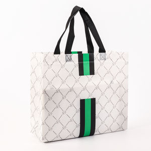 Zware Custom Herbruikbare Milieuvriendelijke Opvouwbare Niet-Geweven Draagtas Duurzaam Waterdicht Pp Gelamineerd Niet-Geweven Boodschappentassen - Product Image 1