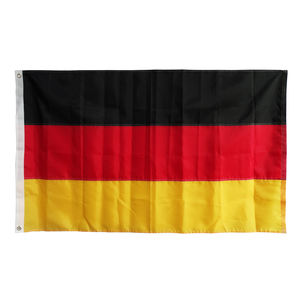 علم ألمانيا 2026 مقاس 3×5 قدم مطرز من البوليستر، راية مطبوعة رقميًا للزينة الخارجية، متوفر بالجملة حسب الطلب - Product Image 2