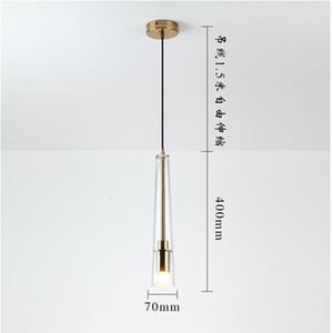 โคมไฟเพดานแก้วทรงกรวยแบบโมเดิร์นสไตล์นอร์ดิก สำหรับห้องรับประทานอาหาร ห้องนอน ห้องทำงาน หรือเคาน์เตอร์บาร์ - Product Image 1