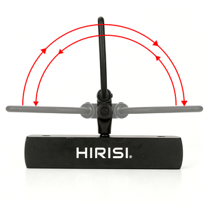Hirisi Support de canne à pêche universel en caoutchouc et métal avec émerillon 3/8'' pour rod pod, accessoire pour activités de plein air en ruisseau AC302 - Product Image 3
