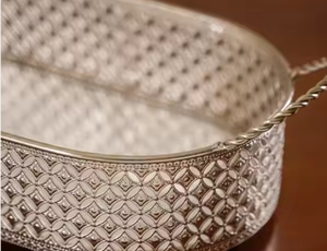 Plateau de service décoratif en métal de haute qualité pour le stockage et l'organisation à domicile plateau de service de boissons en gros - Product Image 3