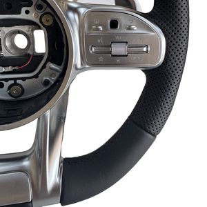 <span class=keywords><strong>Volant</strong></span> de direction en cuir pour Mercedes Benz Classe S W221 W222 S222 C217 W205 X117 C117 CLA45 G63 E63 <span class=keywords><strong>AMG</strong></span> - Product Image 4