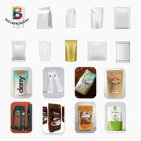 Rouleaux de film plastique transparent de qualité alimentaire en aluminium pour emballage, sachets et pochettes de conservation des aliments, film OPP en rouleau