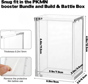 Acrylic Magnetic Cases Display Boxes with Lids for Booster Bundle Collectors Card <b>Protector</b> - Product Image 3