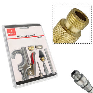 Juego de Pistola de Aire Comprimido de Aluminio de 7 Piezas con Boquillas Intercambiables, Compresor de Aire, Plumero Neumático, 1 Año de Garantía - Product Image 3