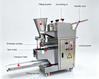 Machine à fabriquer des raviolis entièrement automatique à grande capacité EMIN avec moteur