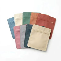 Sacs à fermeture éclair en PET/PE haute résistance, noir/mat ou blanc, anti-odeur, pour emballage alimentaire et snacks, 180 microns, impression personnalisée
