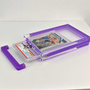 TCG磁気アクリルCGCフットボールグレードカードプロテクターガードディスプレイケースSGCBGSPSAスラブスポーツトレーディングカードアクリルケース - Product Image 1