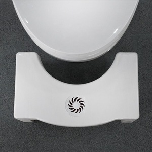 Foldable Plastic Toilet Step <b>Stool</b> Anti Slip Waterproof For <b>Bathroom</b> Use - Product Image 3