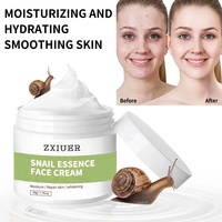 Professionnel OEM Escargot Mucine Réparation 50g Crème Visage GMP Arbutine Anti-Âge Hydratant Blanchiment Acné Cicatrice Rides