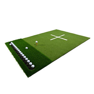 เสื่อตีกอล์ฟ 180x117 ซม. พร้อมที่วางลูกและช่องวางที สำหรับฝึกซ้อมที่บ้าน - Product Image 4