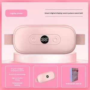 Cinturón de Masaje Abdominal con Calor para Mujer, con Control de Tiempo, Recargable, para Alivio Menstrual y Calentamiento en el Hogar - Product Image 4