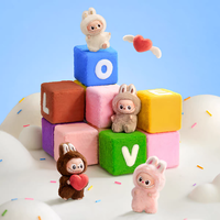 100% Original PO PMART MONSTERS Heart Code Series Vinyl Plush Mobile Phone Pendant Latest La Bubu 4.0(A-M)(N-Z) Mystery Boxes