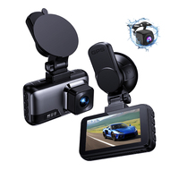 Cámara para Auto 4K de 3 Pulgadas, 2 Canales (Frontal y Trasera), Monitor de Estacionamiento, Grabación en Bucle, Grabación en Time-Lapse