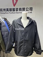 Veste coupe-vent légère et pliable, grise, pas chère, en gros, imperméable, avec logo personnalisé, pour hommes, fabricant OEM