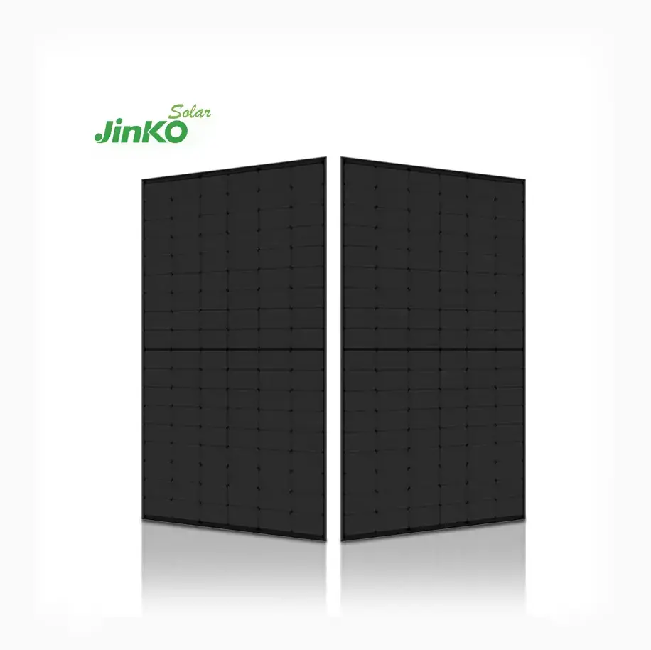 JINKO Tiger สีดำล้วนนีโอ N-Type 54hl4r-b 420-440วัตต์โมดูลสีดำทั้งหมด420W 425W 430W 435W 440 W