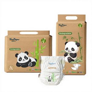 Fraldas de Fibra de Bambu Descartáveis Biodegradáveis e Compostáveis Ecológicas de Alta Qualidade para Bebês com Amostra Grátis de Fábrica - Product Image 1