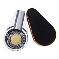 Cendrier portable de luxe moderne en aluminium pour cigares, avec un seul compartiment, idéal pour la vente en gros d'accessoires de fumeur