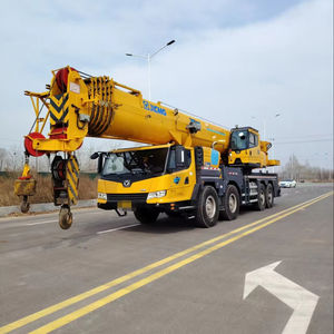 Top marque chinois 85 tonnes grue mobile camion 7 bras véhicule d'occasion vente chaude boîte de vitesses moteur pompe 86m hauteur de levage Original - Product Image 1