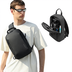 BANGE กระเป๋าสะพายข้างโพลีเอสเตอร์กันน้ำน้ำหนักเบาแฟชั่นใหม่สำหรับผู้ชาย-คุณภาพสูงมินิมอลตามหลักสรีรศาสตร์ - Product Image 4