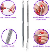Ensemble de 12 limes à ongles, kit d'outils de manucure, éponge de vernis à ongles en 4 étapes, brosse de nettoyage des ongles, poussoir à cuticules en métal