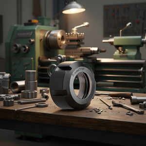 Anillo de repuesto para mandril de 10 mm, metálico negro roscado - Product Image 3