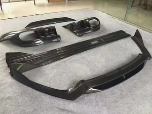 Fibre de carbone forgée de haute qualité style DMC pare-chocs avant bord lèvre jupes latérales diffuseur arrière aileron arrière pour <span class=keywords><strong>Ferrari</strong></span> F12 Aerokit - Product Image 3